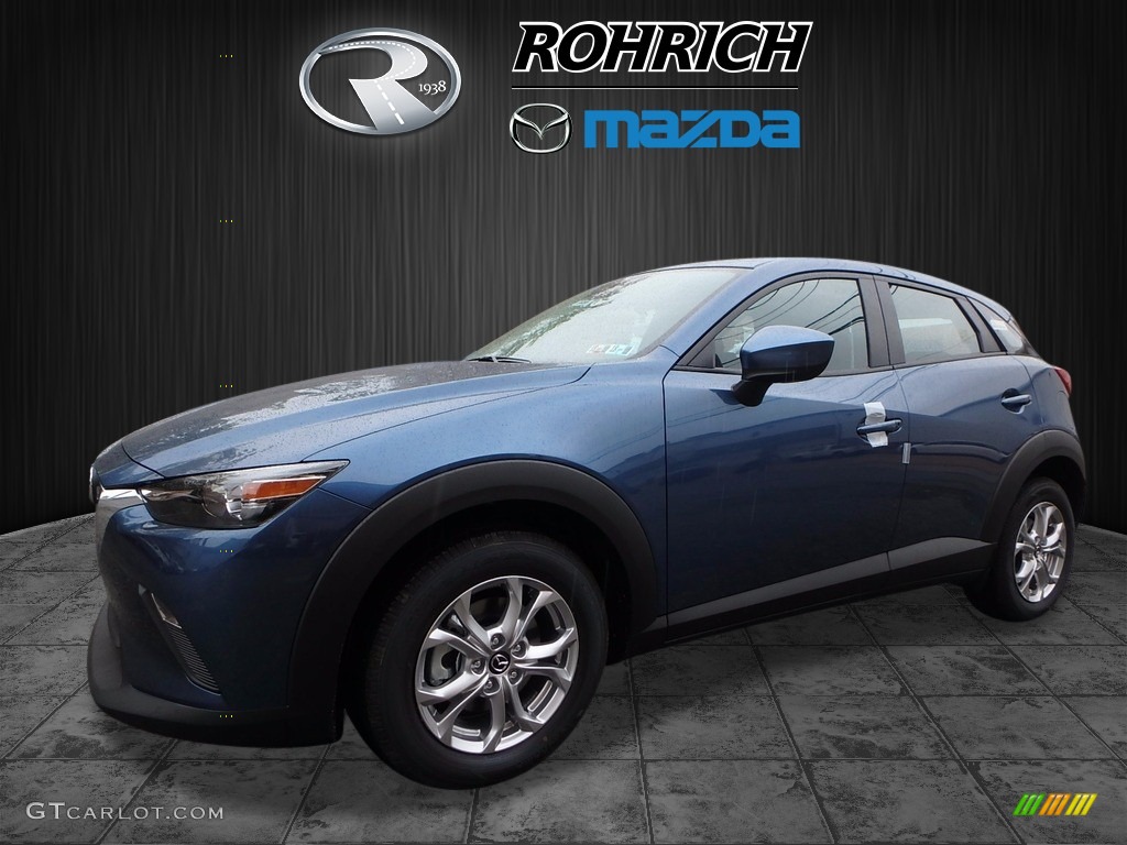 2018 CX-3 Sport AWD - Eternal Blue Mica / Black photo #4