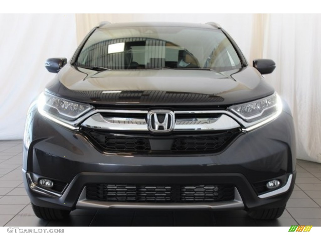 2018 CR-V Touring - Gunmetal Metallic / Gray photo #4