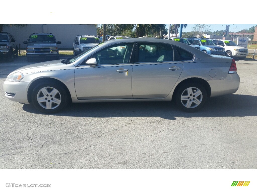 2008 Impala LS - Dark Silver Metallic / Gray photo #6