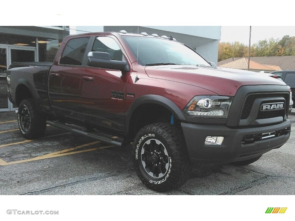Delmonico Red Pearl 2018 Ram 2500 Power Wagon Crew Cab 4x4 Exterior Photo #123632296