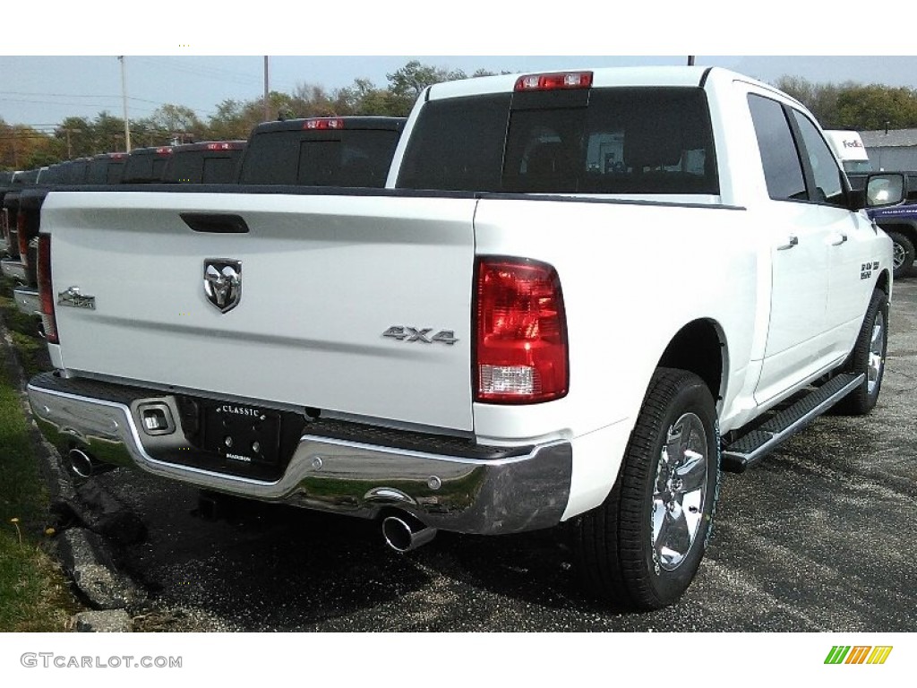 2018 1500 Big Horn Crew Cab 4x4 - Bright White / Black/Diesel Gray photo #2