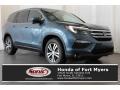 2017 Steel Sapphire Metallic Honda Pilot EX-L  photo #1