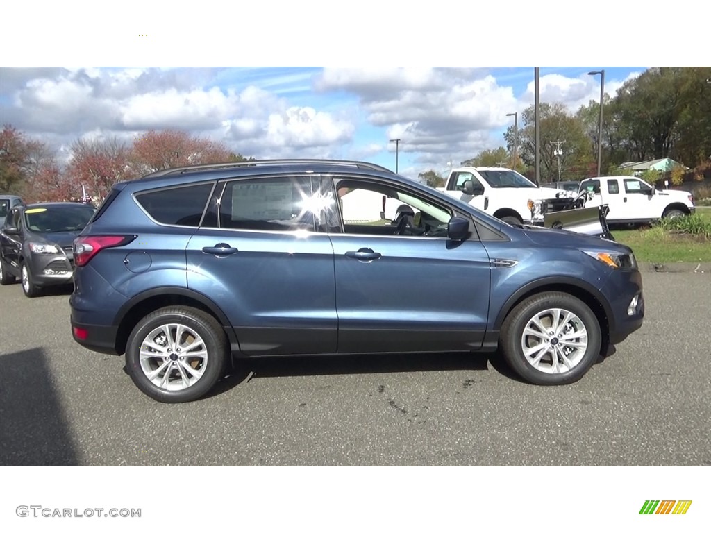 2018 Escape SE 4WD - Blue Metallic / Charcoal Black photo #8