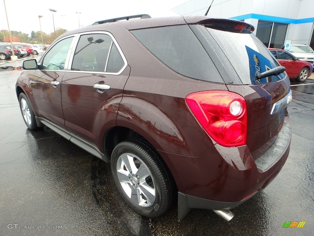 2011 Equinox LTZ - Espresso Brown Metallic / Brownstone/Jet Black photo #4
