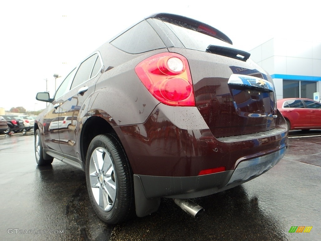 2011 Equinox LTZ - Espresso Brown Metallic / Brownstone/Jet Black photo #5