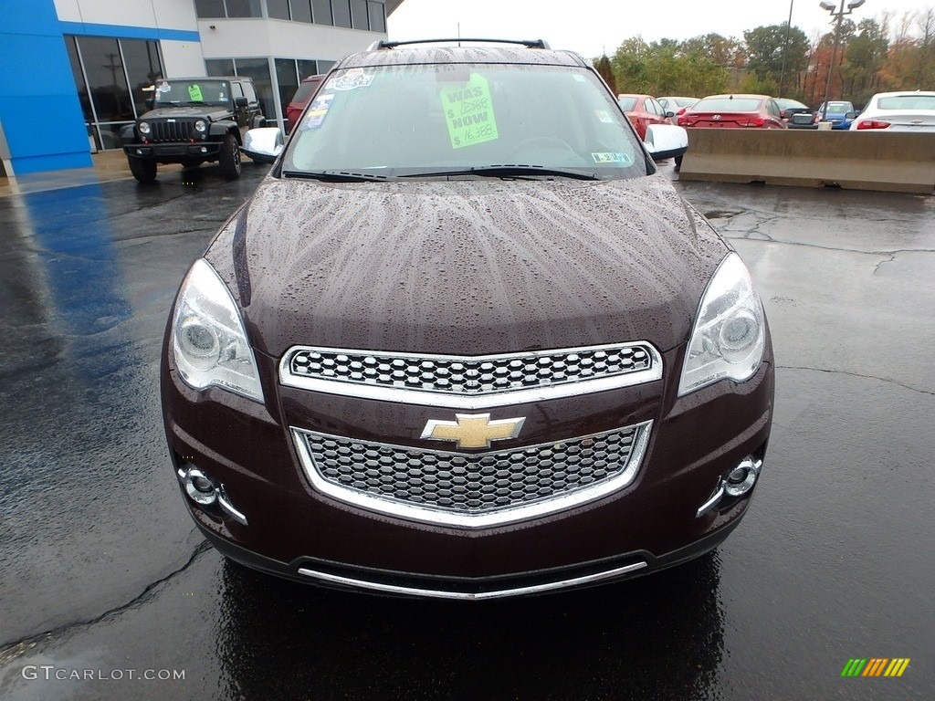 2011 Equinox LTZ - Espresso Brown Metallic / Brownstone/Jet Black photo #13