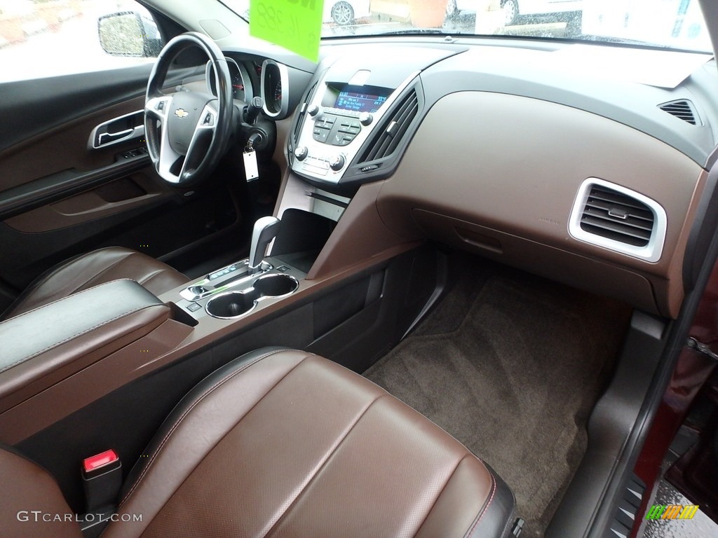 2011 Equinox LTZ - Espresso Brown Metallic / Brownstone/Jet Black photo #16