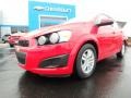 2012 Victory Red Chevrolet Sonic LT Sedan  photo #2