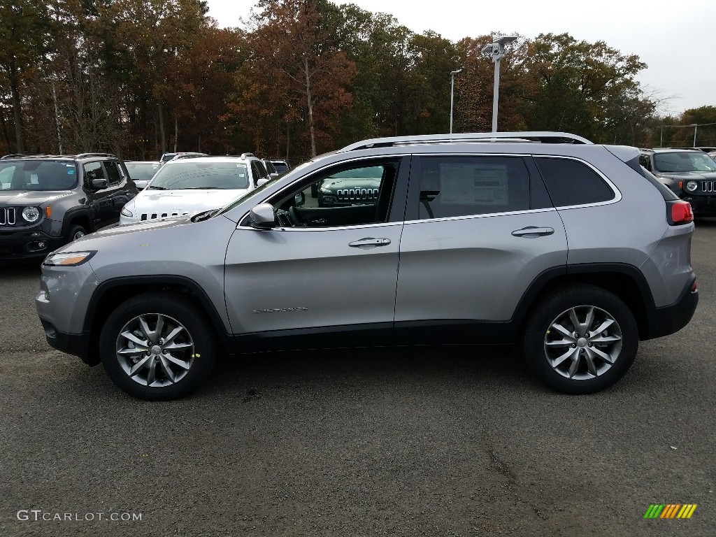 2018 Cherokee Limited 4x4 - Billet Silver Metallic / Black photo #3