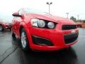2012 Victory Red Chevrolet Sonic LT Sedan  photo #12