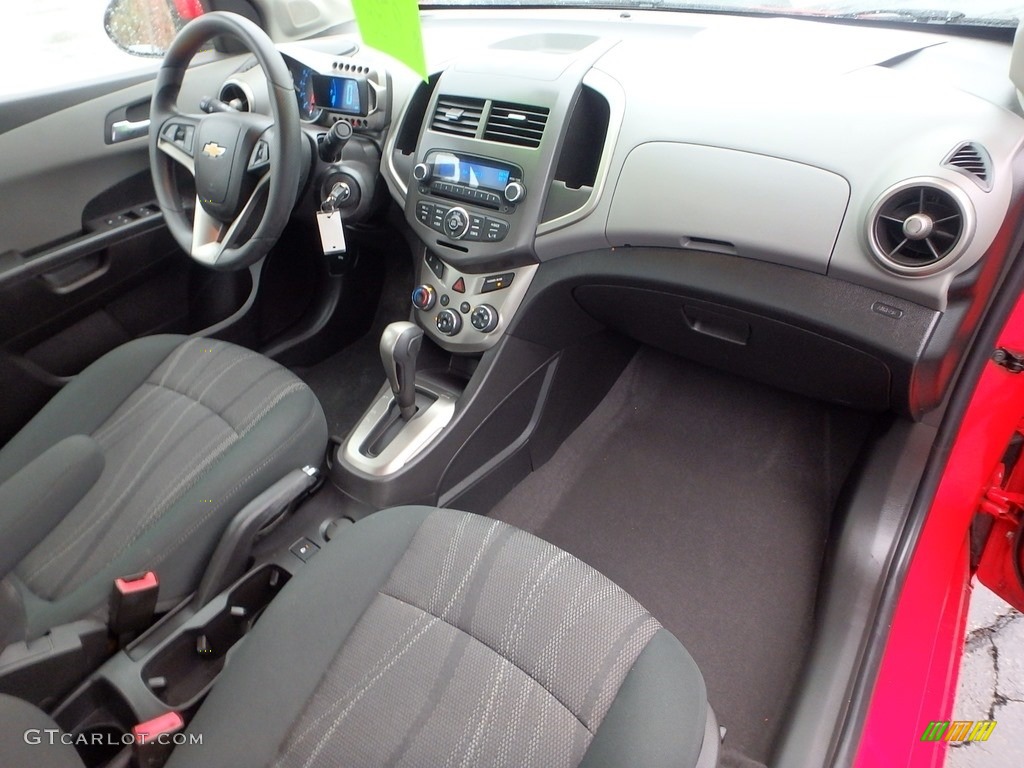 2012 Sonic LT Sedan - Victory Red / Jet Black/Dark Titanium photo #16