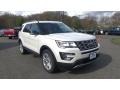 2017 White Platinum Ford Explorer XLT 4WD  photo #1