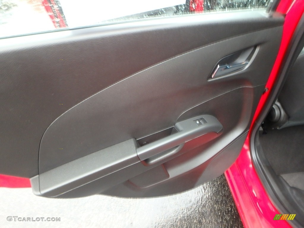 2012 Sonic LT Sedan - Victory Red / Jet Black/Dark Titanium photo #23