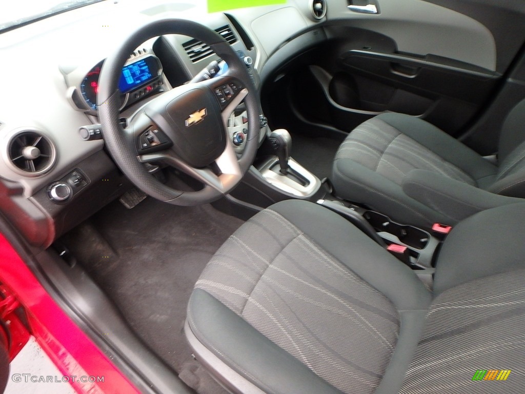 2012 Sonic LT Sedan - Victory Red / Jet Black/Dark Titanium photo #25