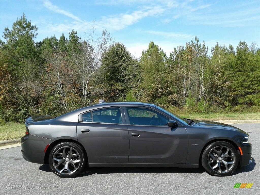 2016 Charger R/T - Granite Crystal Metallic / Black photo #5