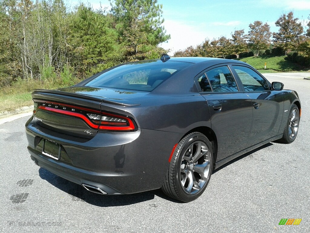 2016 Charger R/T - Granite Crystal Metallic / Black photo #6