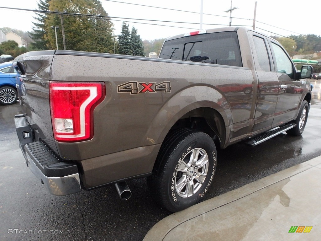 2015 F150 XLT SuperCab 4x4 - Caribou Metallic / Medium Earth Gray photo #5