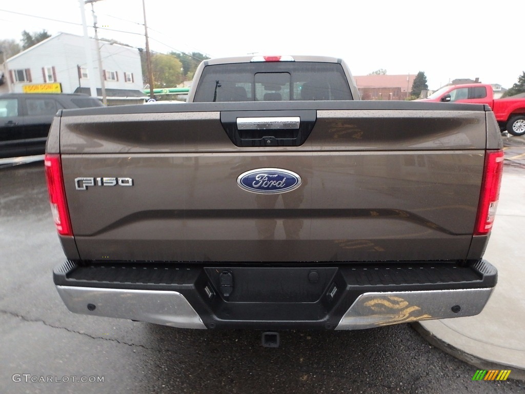 2015 F150 XLT SuperCab 4x4 - Caribou Metallic / Medium Earth Gray photo #6