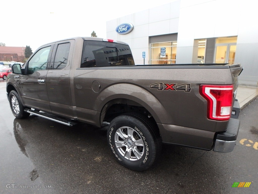 2015 F150 XLT SuperCab 4x4 - Caribou Metallic / Medium Earth Gray photo #7