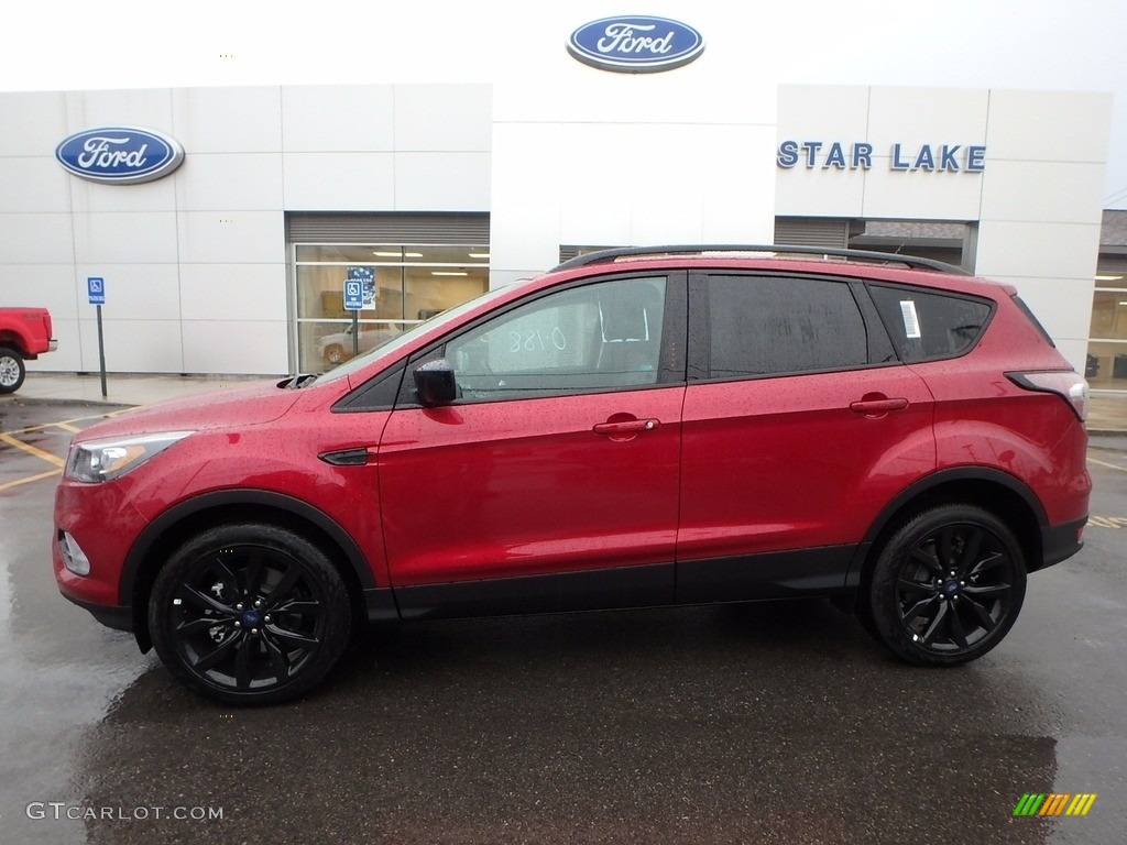 2018 Escape SE 4WD - Ruby Red / Charcoal Black photo #1