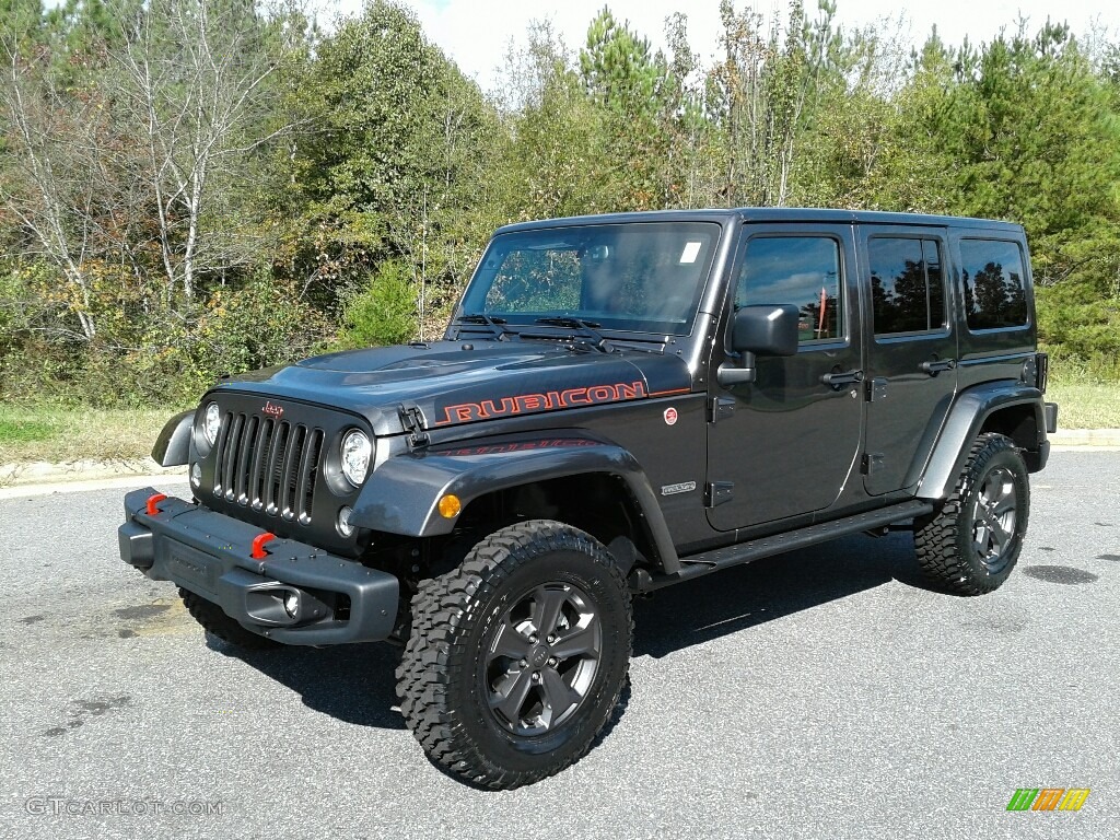 Granite Crystal Metallic 2018 Jeep Wrangler Unlimited Rubicon Recon 4x4 Exterior Photo #123640732