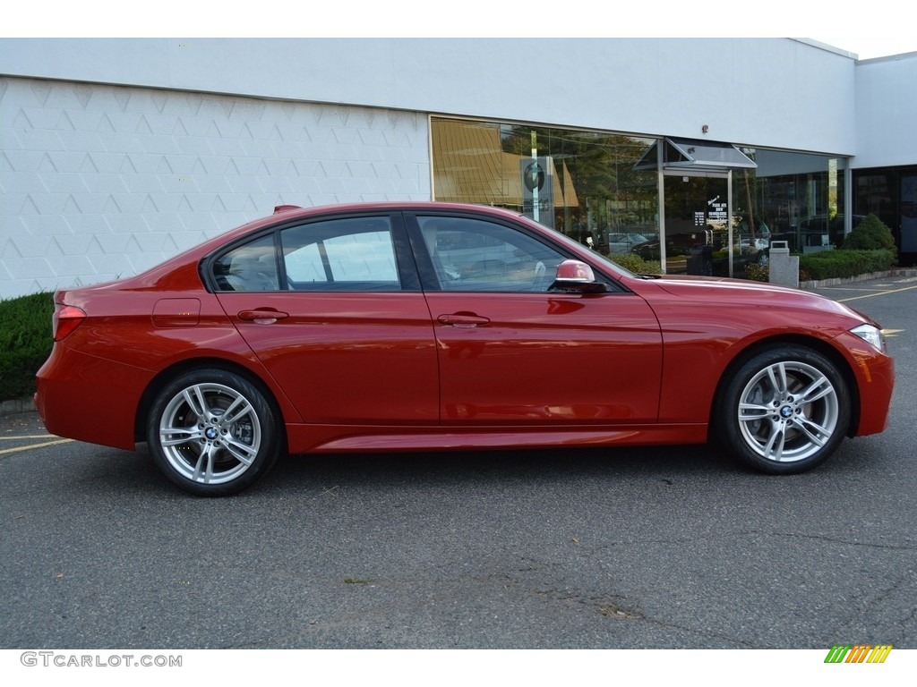 2017 3 Series 330i xDrive Sedan - Melbourne Red Metallic / Oyster photo #2