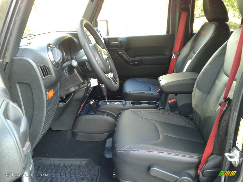 Black Interior 2018 Jeep Wrangler Unlimited Rubicon Recon 4x4 Photo #123640990