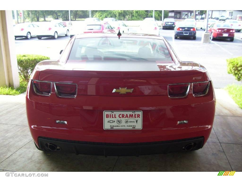 2010 Camaro LT/RS Coupe - Victory Red / Black photo #5