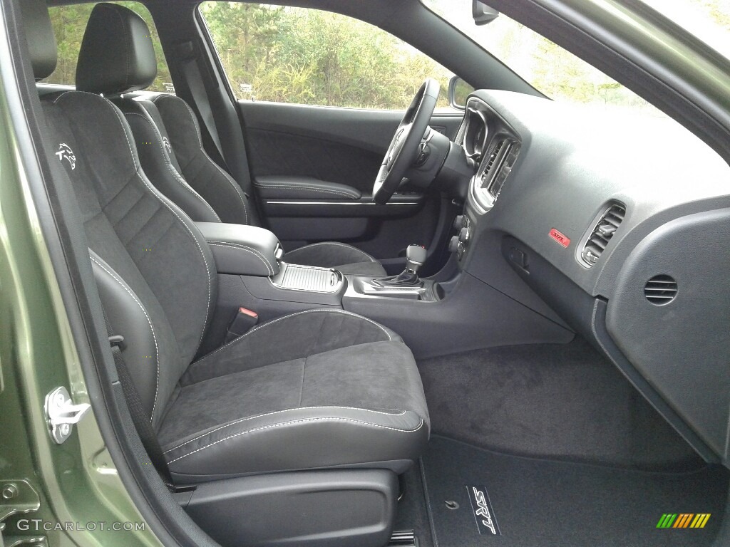 Black Interior 2018 Dodge Charger SRT Hellcat Photo #123642952
