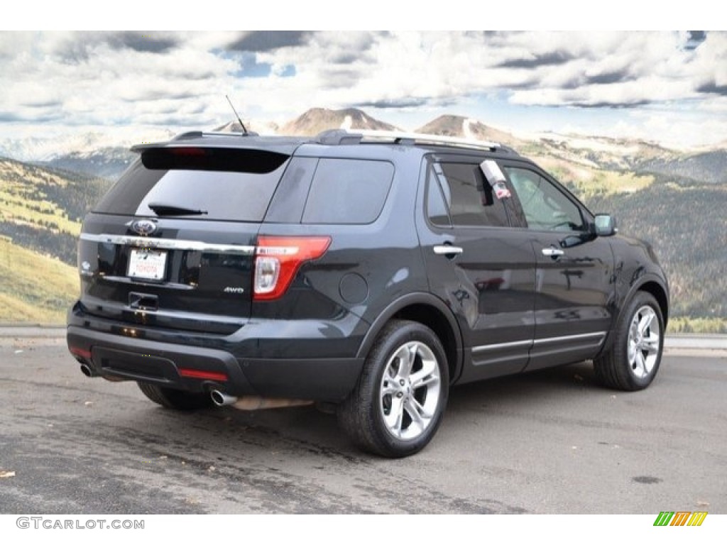 2014 Explorer Limited 4WD - Dark Side / Medium Light Stone photo #3