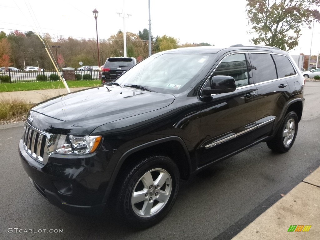 2012 Grand Cherokee Laredo 4x4 - Black Forest Green Pearl / Black photo #4