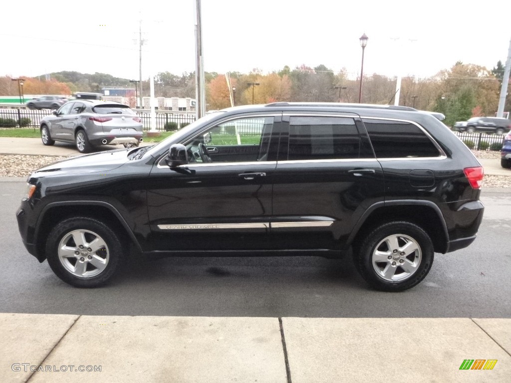 2012 Grand Cherokee Laredo 4x4 - Black Forest Green Pearl / Black photo #5