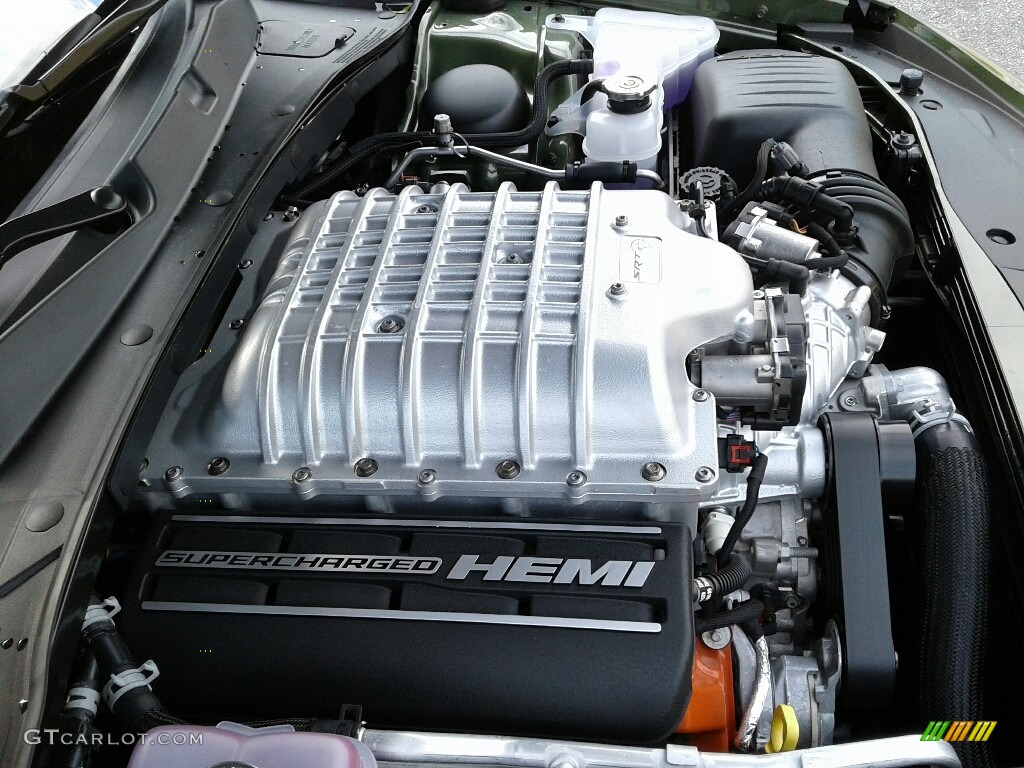2018 Dodge Charger SRT Hellcat 6.2 Liter Supercharged HEMI OHV 16-Valve VVT V8 Engine Photo #123643774