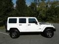 2018 Bright White Jeep Wrangler Unlimited Rubicon Recon 4x4  photo #6