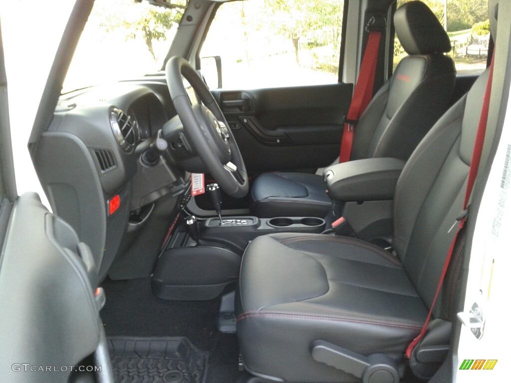 Black Interior 2018 Jeep Wrangler Unlimited Rubicon Recon 4x4 Photo #123645304