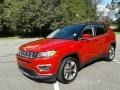 2018 Redline Pearl Jeep Compass Limited  photo #2