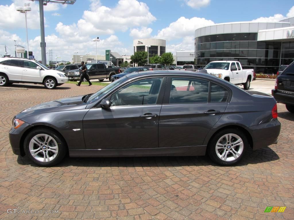 2008 3 Series 328i Sedan - Sparkling Graphite Metallic / Black photo #10