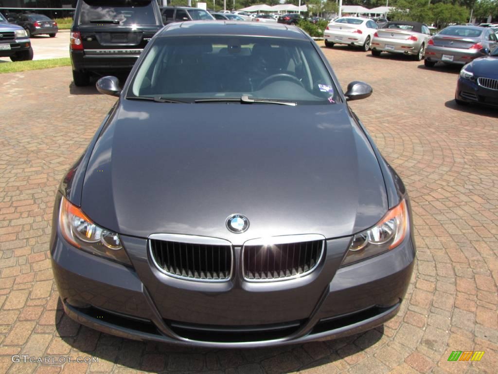2008 3 Series 328i Sedan - Sparkling Graphite Metallic / Black photo #16