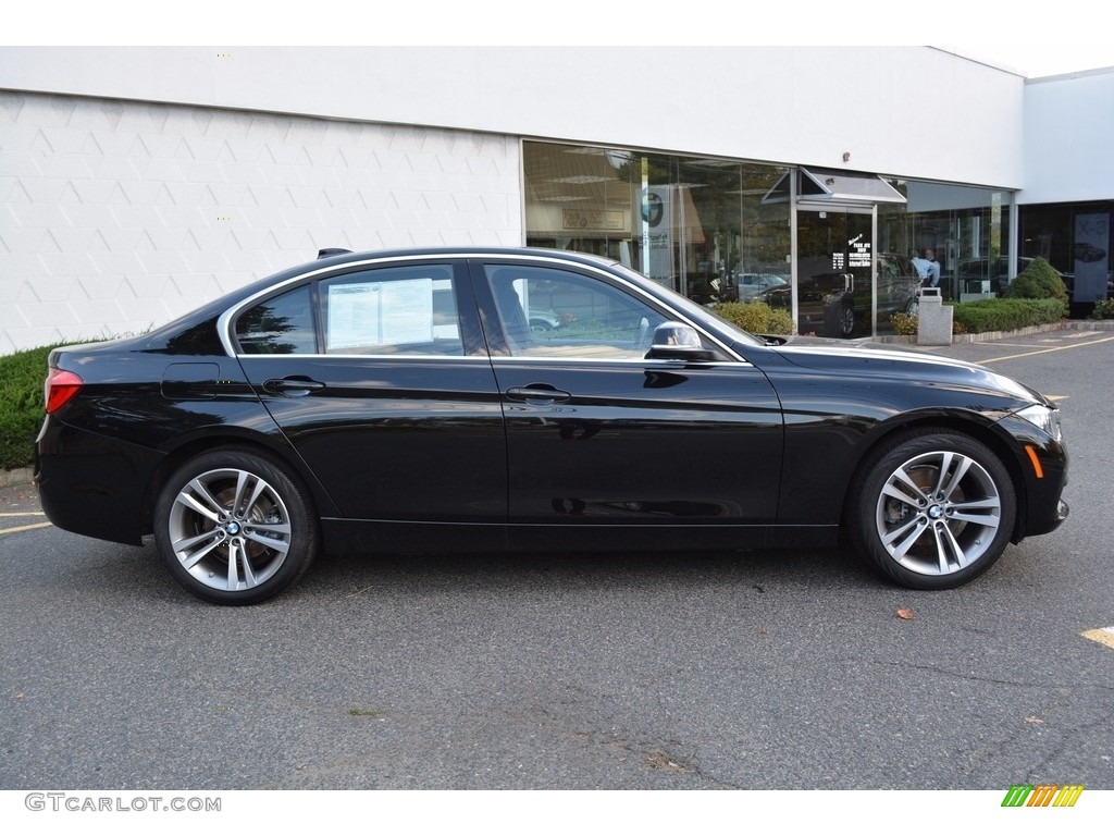 2017 3 Series 330i xDrive Sedan - Jet Black / Black photo #2