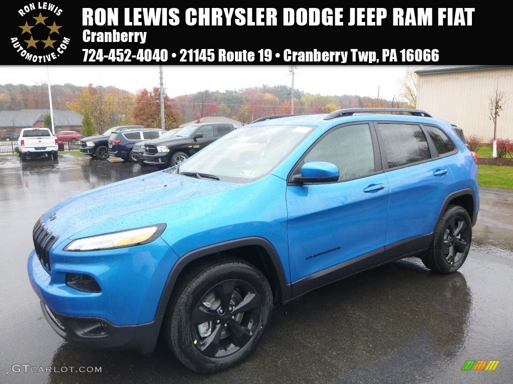 Hydro Blue Pearl Jeep Cherokee