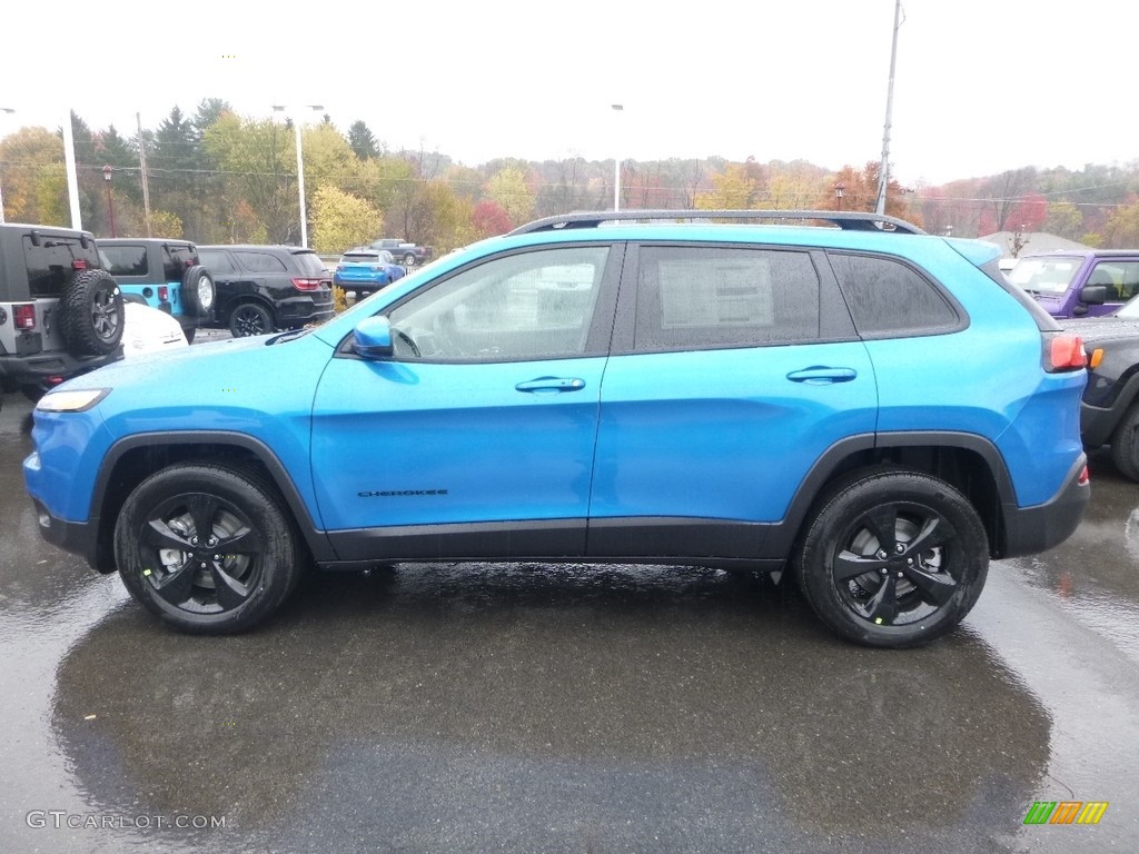 Hydro Blue Pearl 2018 Jeep Cherokee Limited 4x4 Exterior Photo #123649459