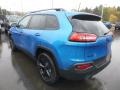 2018 Hydro Blue Pearl Jeep Cherokee Limited 4x4  photo #3