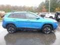 2018 Hydro Blue Pearl Jeep Cherokee Limited 4x4  photo #6