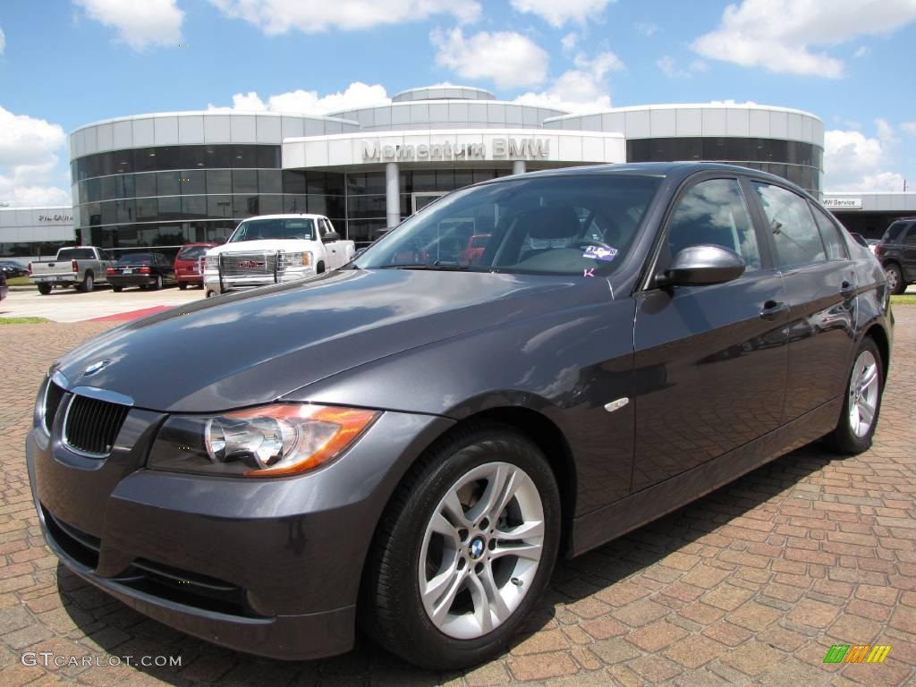 2008 3 Series 328i Sedan - Sparkling Graphite Metallic / Black photo #32