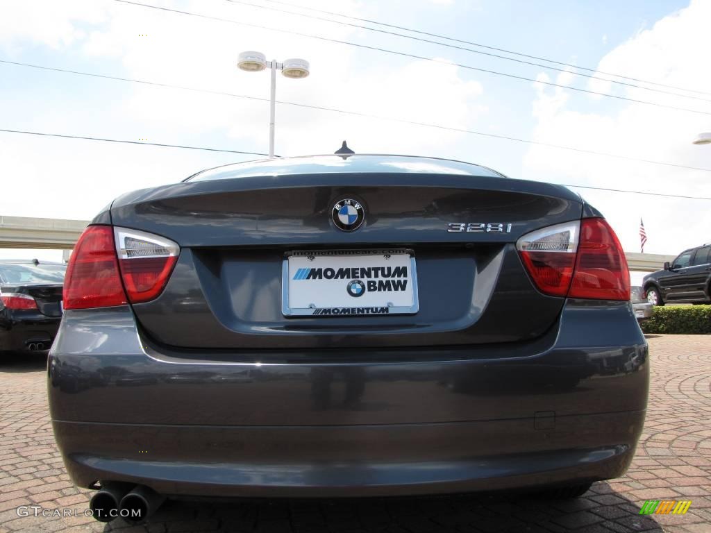 2008 3 Series 328i Sedan - Sparkling Graphite Metallic / Black photo #36