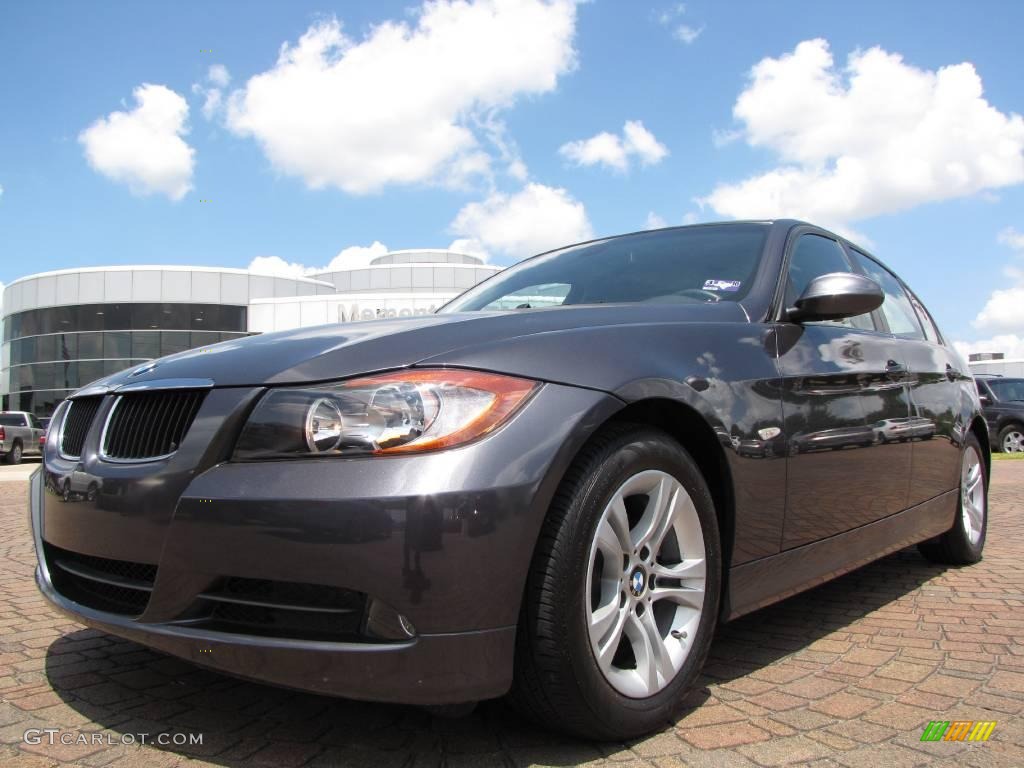 2008 3 Series 328i Sedan - Sparkling Graphite Metallic / Black photo #41