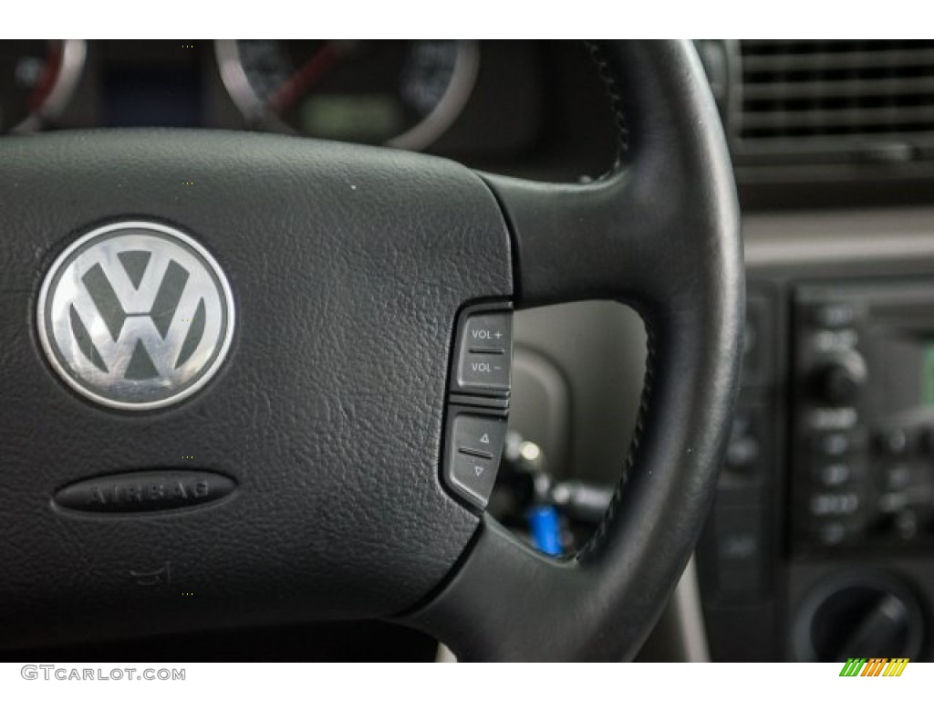 2004 Passat GLS Sedan - Stonehenge Grey Metallic / Grey photo #14