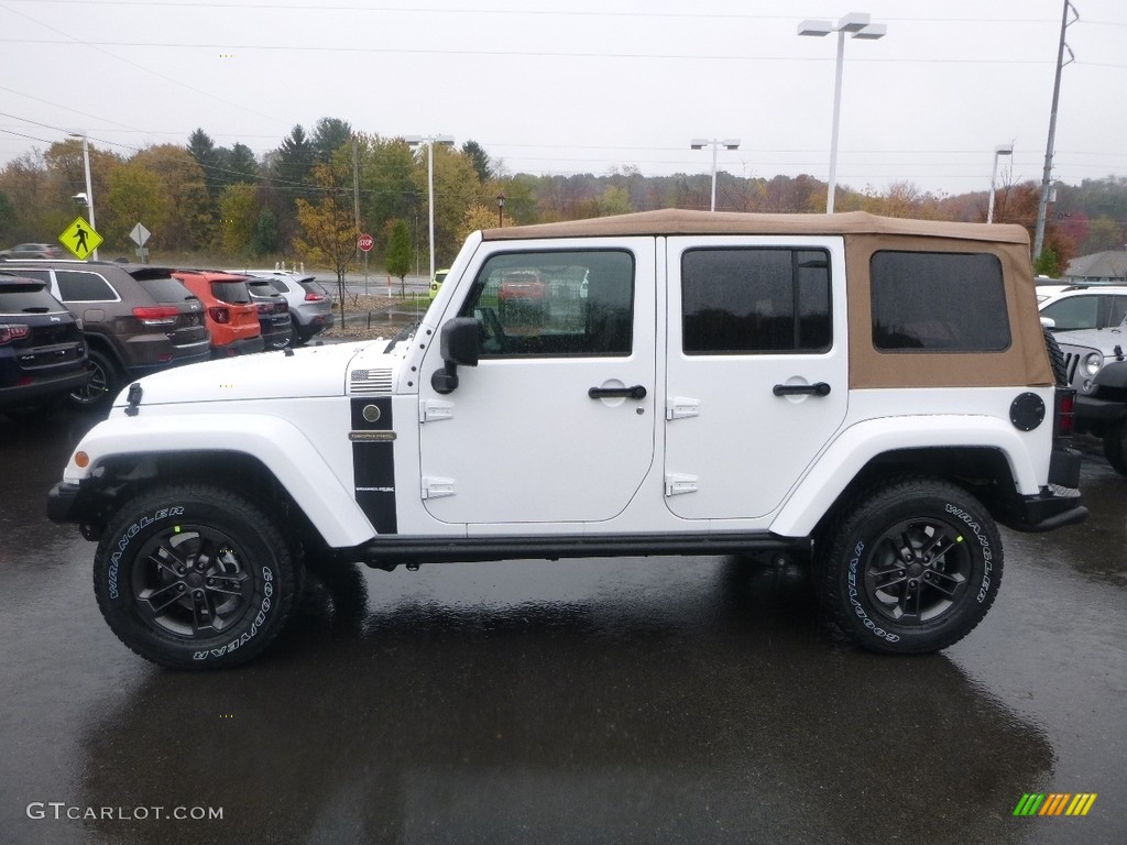 Bright White 2018 Jeep Wrangler Unlimited Freedom Edition 4X4 Exterior Photo #123651214