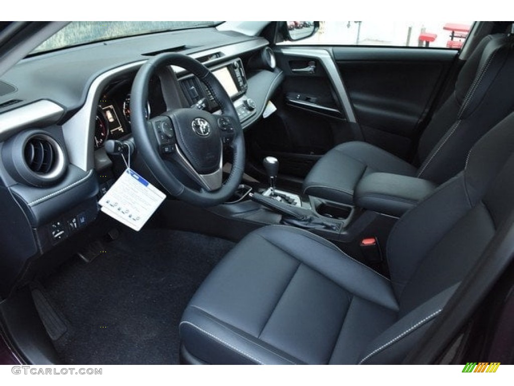 2018 RAV4 Limited AWD - Black Current Metallic / Black photo #5