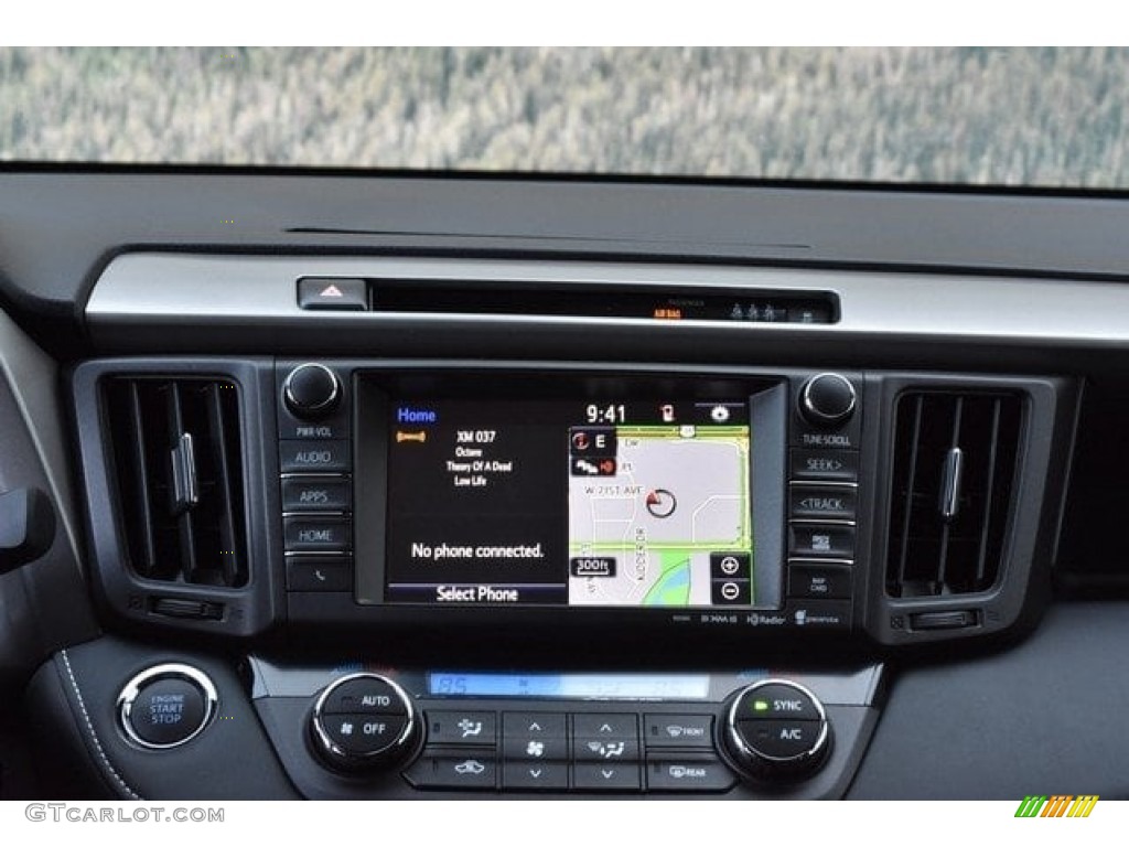 2018 RAV4 Limited AWD - Black Current Metallic / Black photo #6